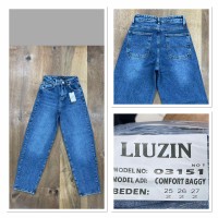 Джинсы женские LIUZIN JEANS 03151-1 BAGGY