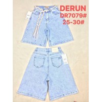 Джинсовые шорты женские DERUN JEANS 7079