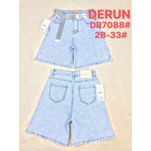 Джинсовые шорты женские DERUN JEANS 7088