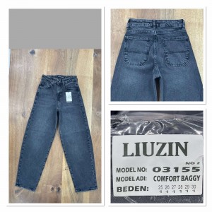 Джинсы женские LIUZIN JEANS 03155-2 BAGGY