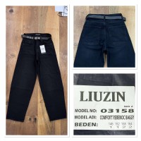 Джинсы женские подростковые LIUZIN JEANS 03158-2 BAGGY