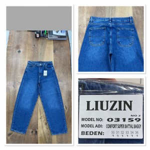 Джинсы женские LIUZIN JEANS 03159-2 BAGGY