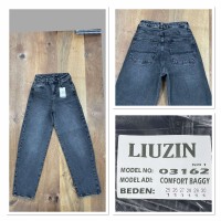 Джинсы женские LIUZIN JEANS 03162-1 BAGGY