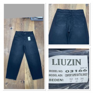 Джинсы женские LIUZIN JEANS 03166-2 BAGGY