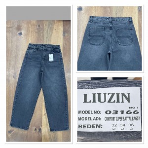 Джинсы женские LIUZIN JEANS 03166-1 BAGGY