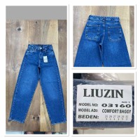 Джинсы женские LIUZIN JEANS 03160-1 BAGGY