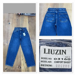 Джинсы женские LIUZIN JEANS 03160-2 BAGGY