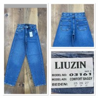 Джинсы женские LIUZIN JEANS 03161-1 BAGGY