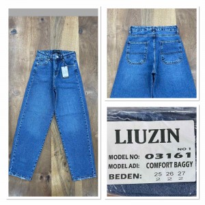 Джинсы женские LIUZIN JEANS 03161-1 BAGGY