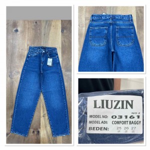 Джинсы женские LIUZIN JEANS 03161-2 BAGGY