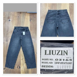 Джинсы женские LIUZIN JEANS 03164-1 BAGGY