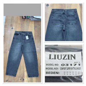Джинсы женские LIUZIN JEANS 03171-1 BAGGY