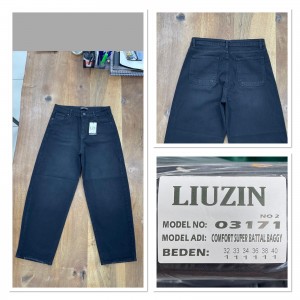 Джинсы женские LIUZIN JEANS 03171-2 BAGGY