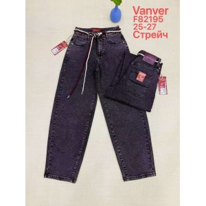 Джинси жіночі VANVER JEANS 82195 BAGGY