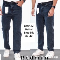 Джинсы мужские REDMAN JEANS 6795 МОМ Серо-синий