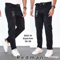 Джинсы мужские REDMAN JEANS 6831 МОМ ЧЕРНЫЙ
