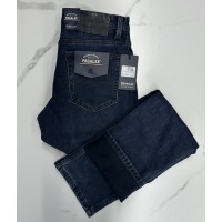 Джинсы мужские PAGALEE JEANS 1586 СЕРО-СИНИЙ ФЛИС