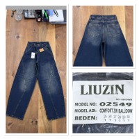 Джинсы женские LIUZIN JEANS 02549-1 BALLON КОРИЧНЕВЫЙ