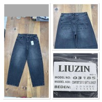 Джинсы женские LIUZIN JEANS 03185-1 BAGGY ГРАФИТ
