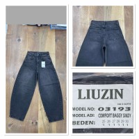 Джинсы женские LIUZIN JEANS 03193-3 BAGGY КОФЕ