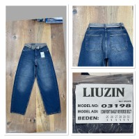 Джинсы женские LIUZIN JEANS 03198-1 BAGGY КОФЕ