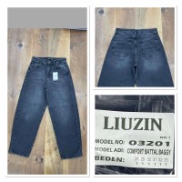 Джинсы женские LIUZIN JEANS 03201-1 BAGGY ГРАФИТ