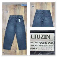 Джинсы женские LIUZIN JEANS 02572-1 BAGGY ГРАФИТ