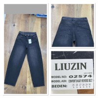 Джинсы женские LIUZIN JEANS 02574-3 BAGGY КОФЕ