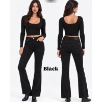 Джинсы женские WHAT'S UP JEANS 1470 ISPANYOL ЧЕРНЫЙ