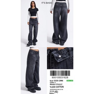 Джинсы женские IT'S BASIC JEANS 5335 STRAIGHT 