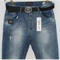 Джинси жіночі Red blue jeans boyfriend 6007