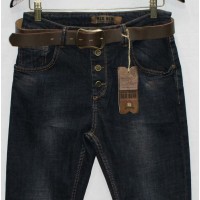 Джинси жіночі Турецькі Red blue jeans boyfriend 6016a
