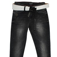 Джинси жіночі Liuzin jeans темно-сірі 1113