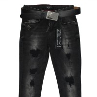 Джинси жіночі Liuzin jeans темно-сірі 1113a