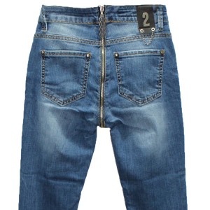 Джинси жіночі зі змійкою ззаду Liuzin jeans 1144
