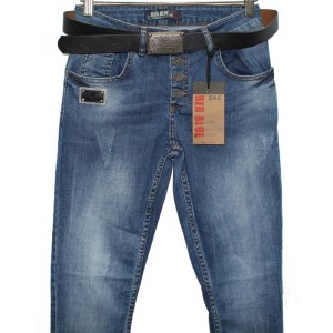 Джинси жіночі Американка Red blue бойфренди 8838