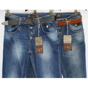 Джинси жіночі Американка Турецькі Red blue jeans boyfriend 1001