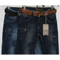 Джинси жіночі Турецькі Red blue jeans boyfriend 1034