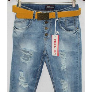 Джинси жіночі Американка Турецькі Red blue jeans boyfriend 1049