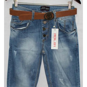 Джинси жіночі Американка Турецькі Red blue jeans boyfriend 1055
