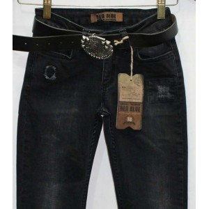 Джинси жіночі Американка Турецькі Red blue jeans 7007