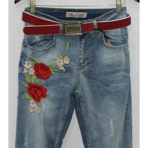 Джинси жіночі Американка Турецькі Red blue jeans boyfriend 8821