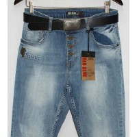 Джинси жіночі Турецькі Red blue jeans boyfriend 2219