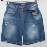 Джинсові шорти Турецькі MOM Red blue jeans 6613