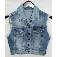 Джинсові жилети Crackpot jeans 6240 B
