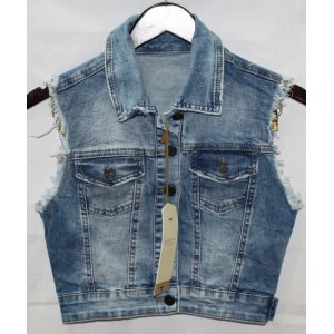 Джинсові жилети Crackpot jeans 6240 a